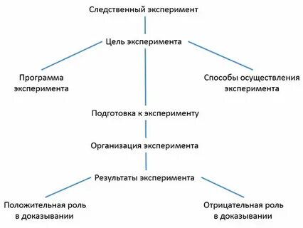 Результаты следственного эксперимента