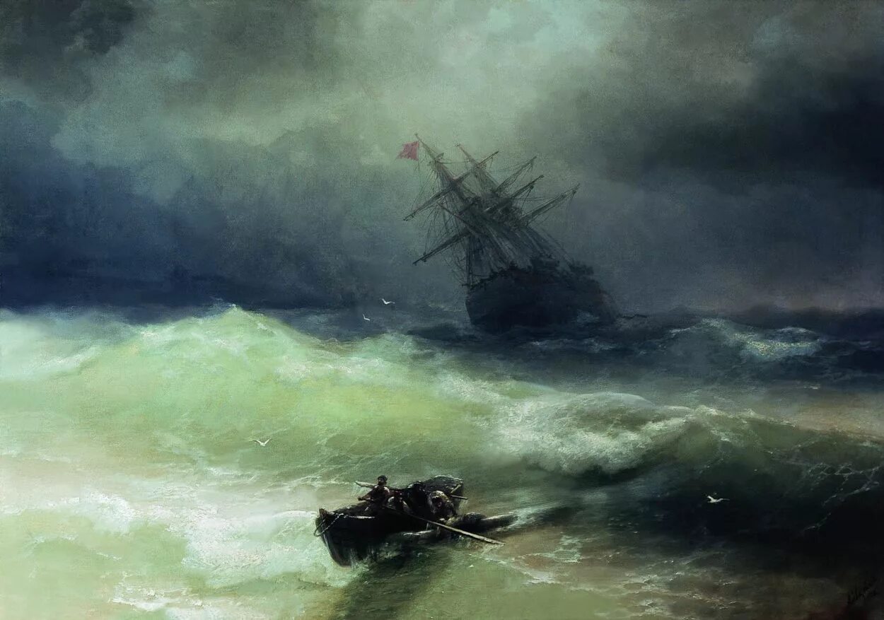 Шторм 1854. Айвазовский буря 1886г.. Картина Ивана Айвазовского буря.