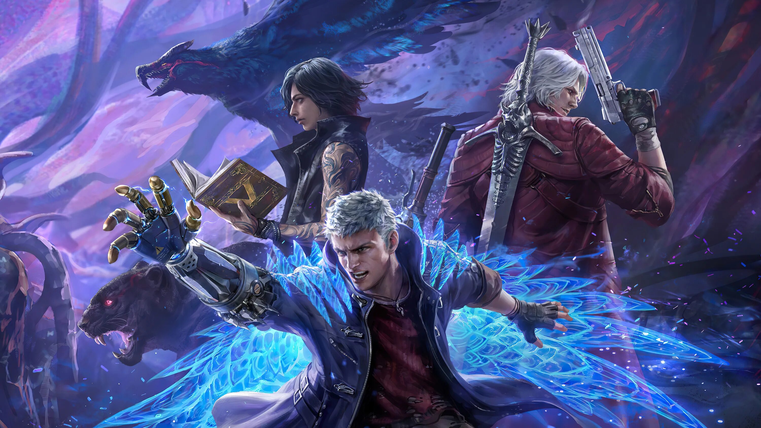 Новый дмс. Devil May Cry 5. Devil May Cry 5 Vergil. Неро Devil May Cry 5. DMC Devil May Cry 5.