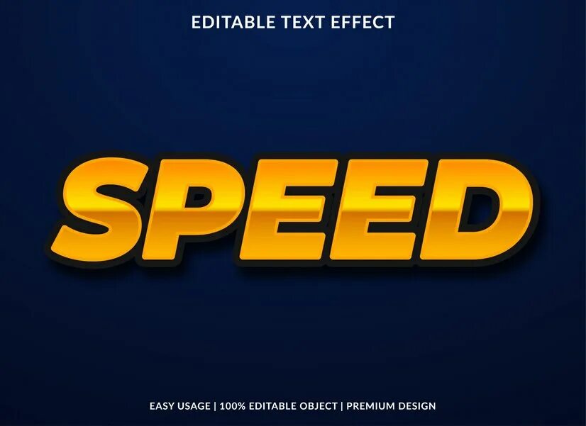 Speed text logo.