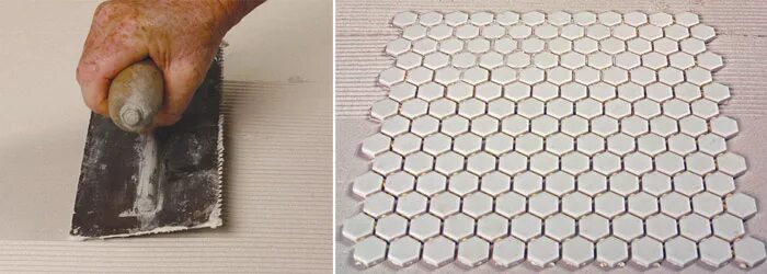 Укладка мозаичной плитки. Укладка мозаики на сетке. Выкладывание мозаики. Укладка мозаики на бумажной основе. Укладка мозаики на фартук.