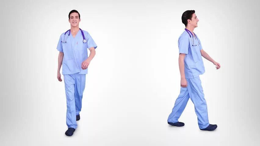Медсестра полный рост вид сбоку. Походка доктора. Походка доктора ливз. Доктор ливси остров сокровищ. Идем к врачу.