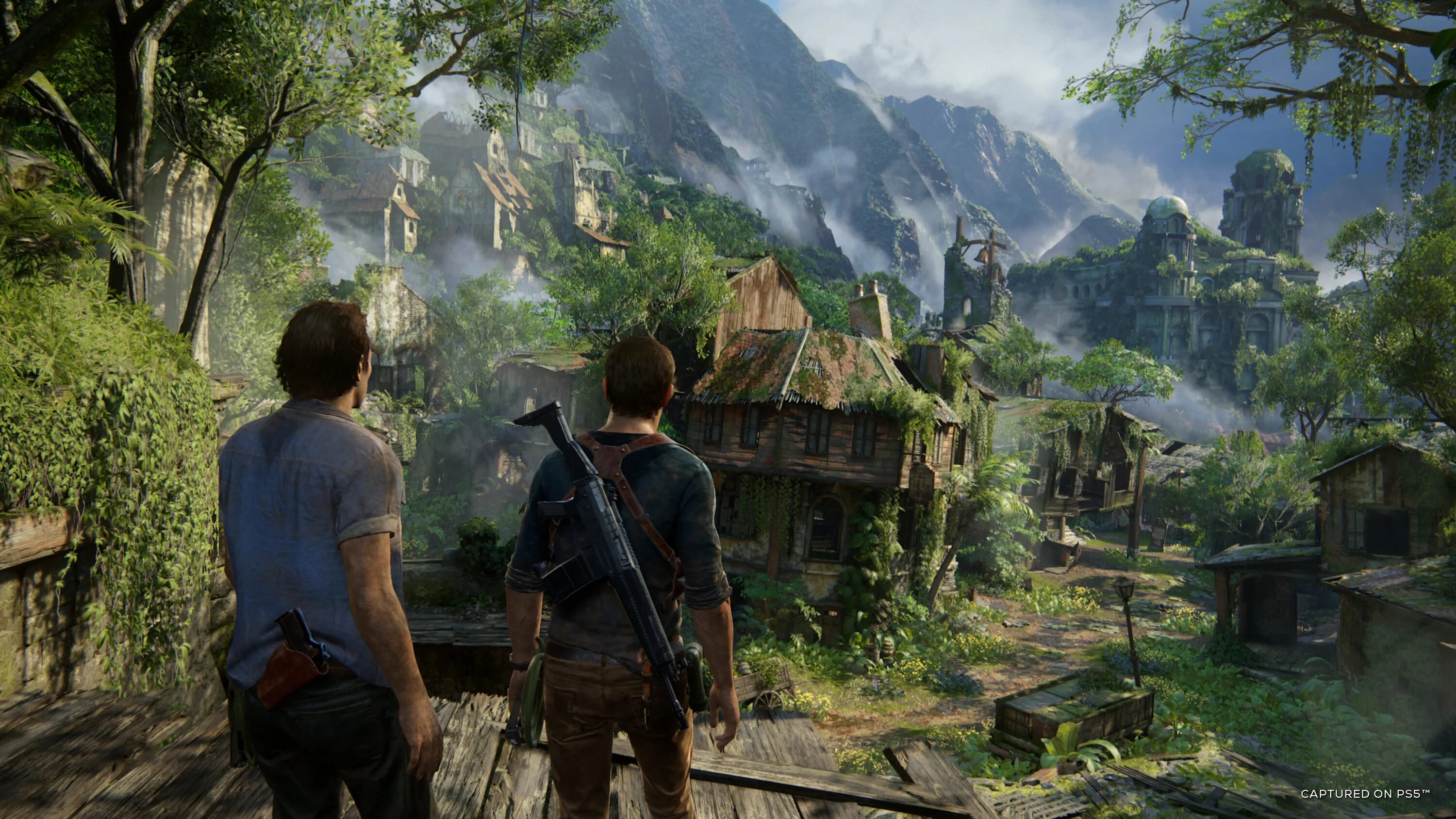 Анчартед 4. Uncharted: наследие воров. Коллекция. Анчартед наследие воров коллекция. Либерталия Uncharted 4. Gameplay return village