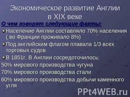 Развитие англии в 19 веке