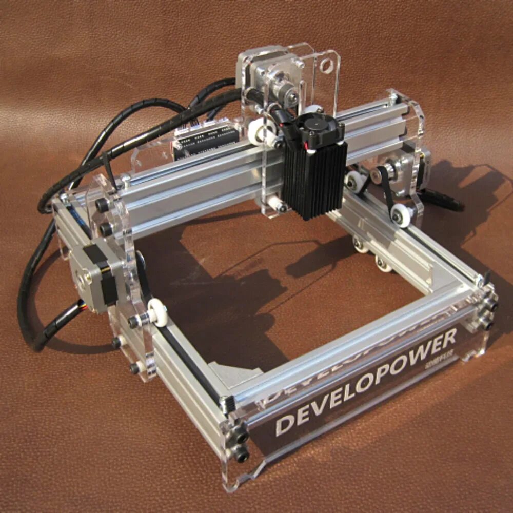 Лазерный резак по дереву. 3d-принтер / cnc / лазерный гравер. 500mw diy mini laser engraver engraving machine laser cutting printer marking. лазерный станок laser engraver yhg1612. v slot гравировальный станок.