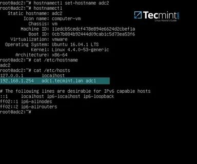 Ввод домен linux