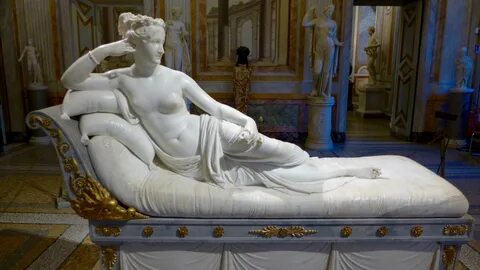 Borghese 4. Borghese 4: Antonio Canova’s Paolina Borghese as Venus Victorio...