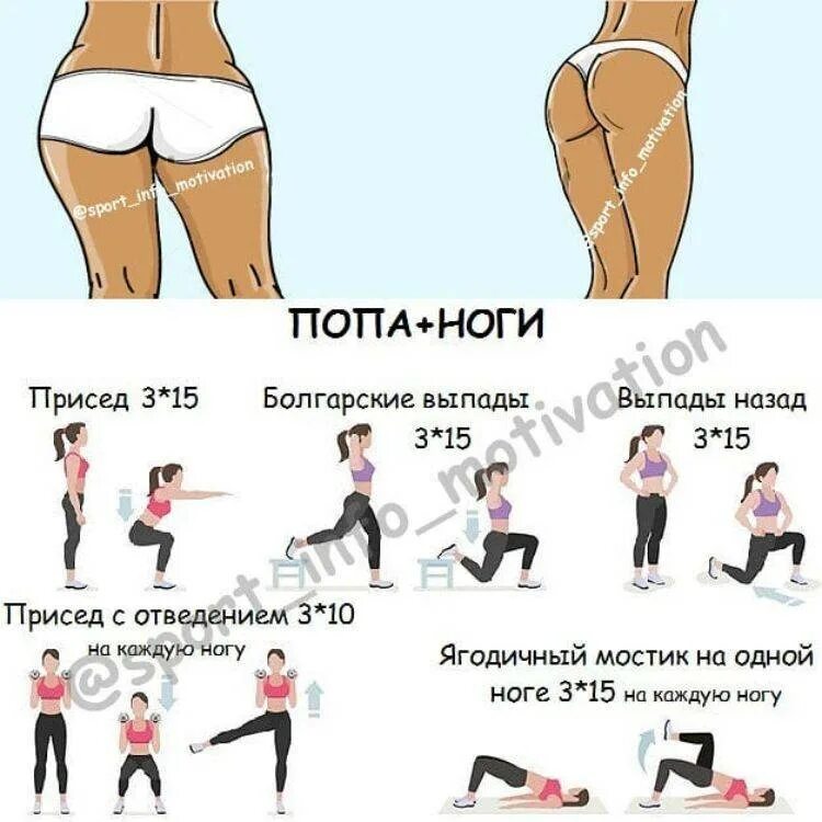 Как девушке убрать ляшки