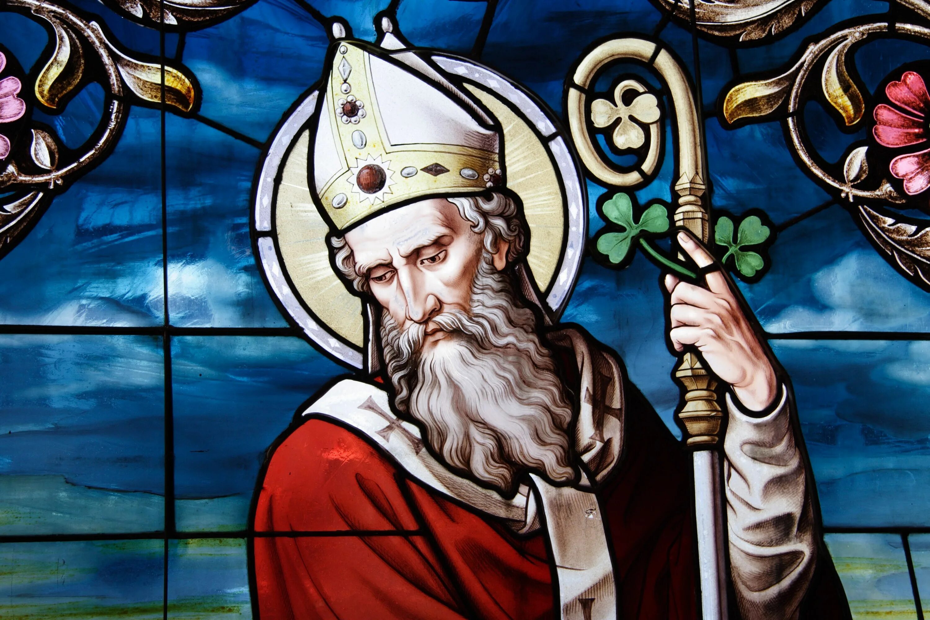 Святитель Патрикий епископ ирландский. Святой Патрик ирландский. Святой Патрик покровитель. Святой Патрик покровитель Северной Ирландии.