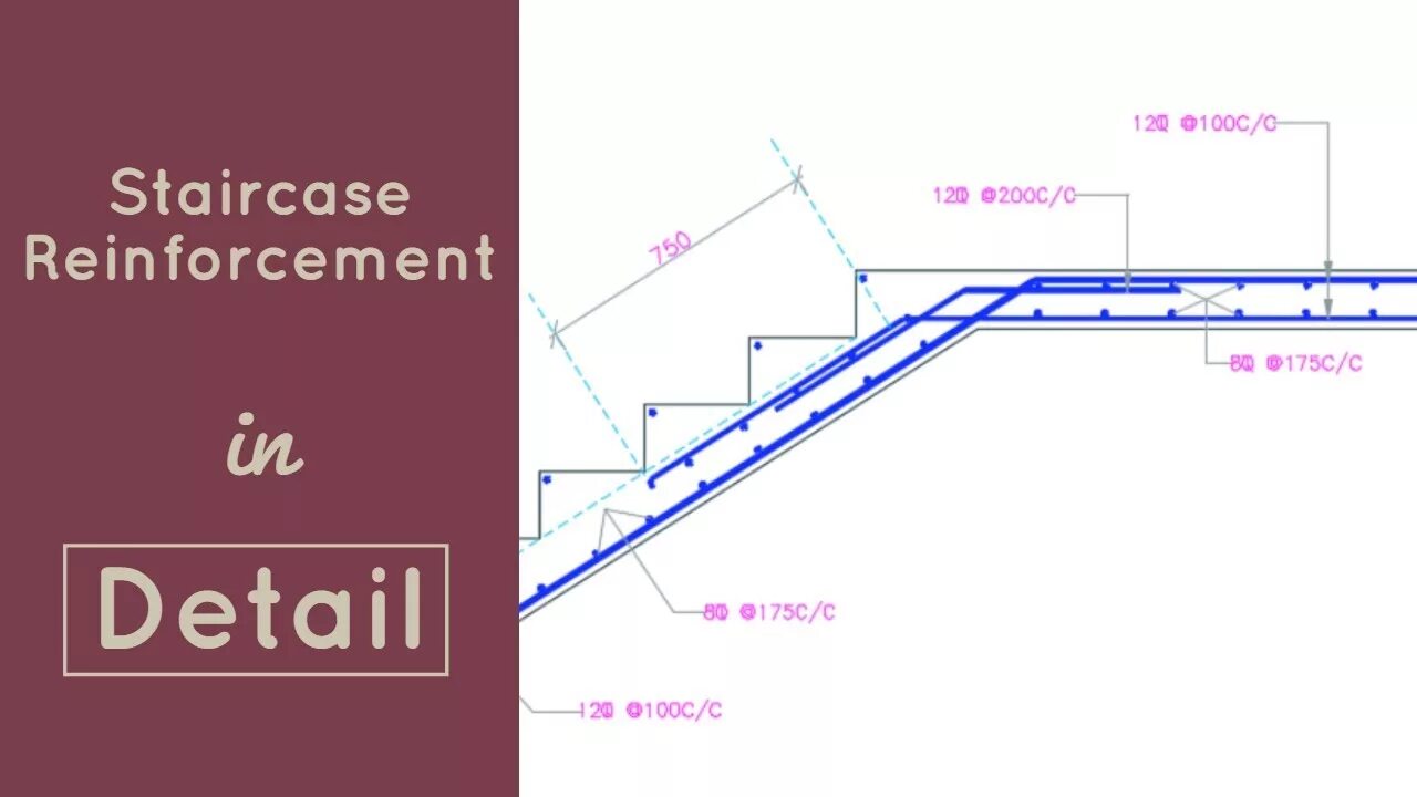 Detail youtube. Stairs reinforcement detail. Concrete Staircase reinforcement detail. Structural Stair details. Reinforcement of columns in details.