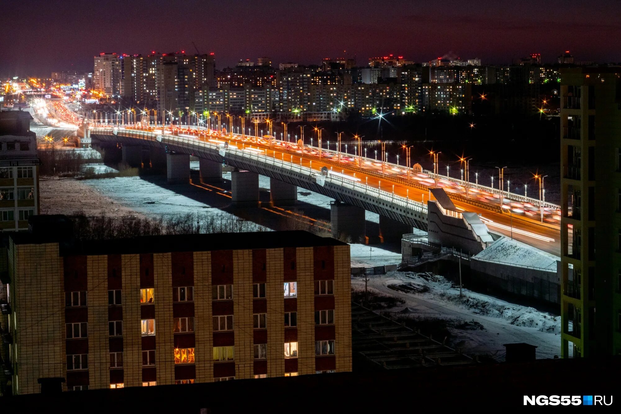 Покажи город омск. Метромост Омск. Метромост Омск ночью. Метромост Омск вечером. Панорама центр Омск.