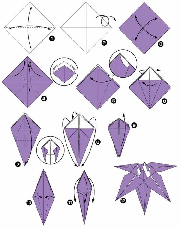 Оригами цветок пошагово для начинающих. Оригами простой цветок из бумаги схема для детей. Цветы оригами из бумаги для детей простые схемы пошагово. Оригами Лилия схема пошагово. Цветок крокус сити оригами