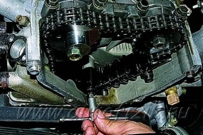 Змз 406 выставить распредвалы. Успокоитель змз 406. успокоитель цепи змз 406. успокоитель газель 406. успокоитель цепи газ 3110.