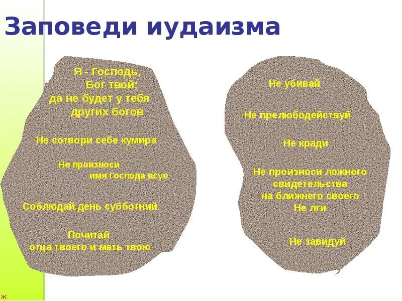 25 заповедей