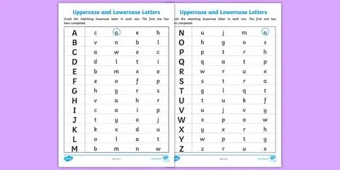 Characters and lowercase and numbers