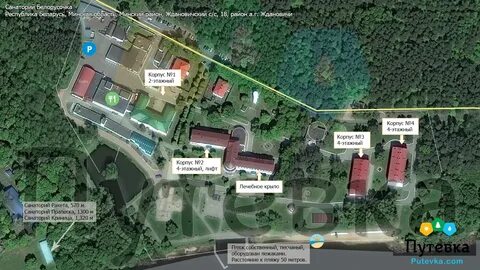 Санаторий белоруссии на карте