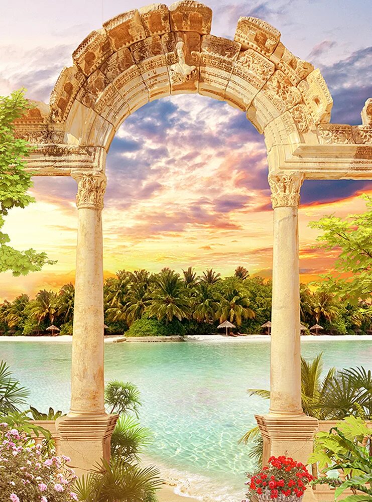Арка море. Античная арка. Фреска арка. Греческая арка. Античность арка.
