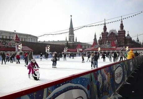 Red square ice