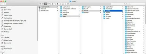 Скрыть файлы mac