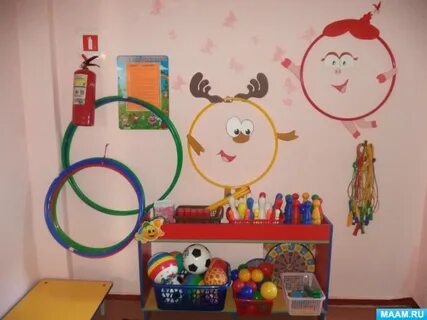 Физкультурные уголки в группах детского сада