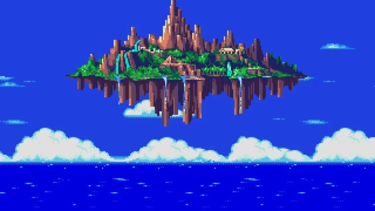 Island zone. Соник 3 остров ангелов. Остров ангела Соник. Angel Island Act 2 Sonic 3 and Knuckles Art. Остров ангела из Соника.