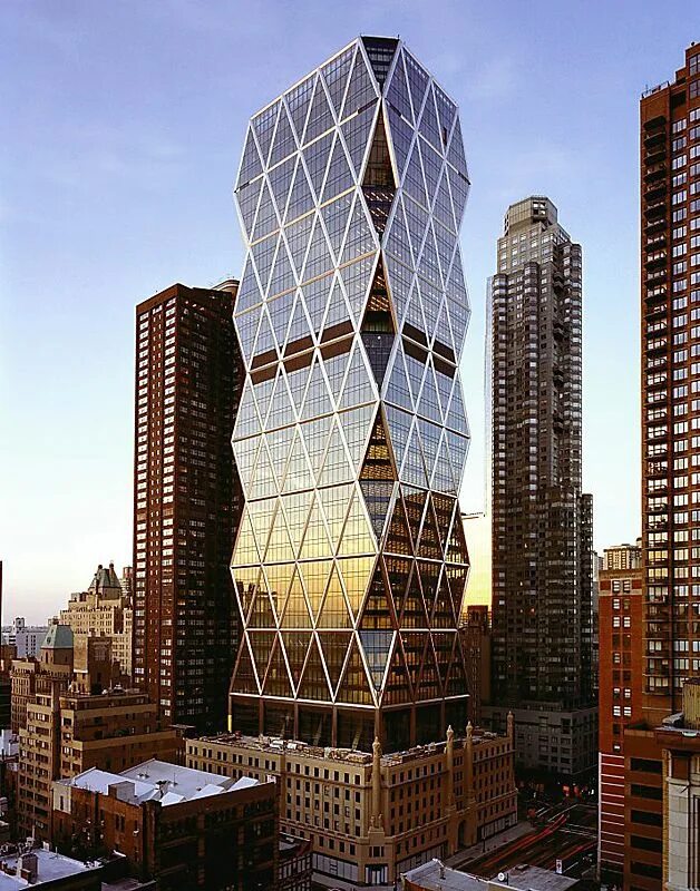 The hearts tower. Hearst tower в нью-йорке.