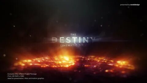Videohive cinematic