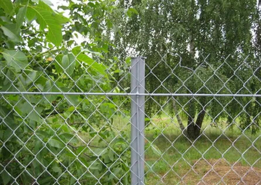 Как закрепить рабицу