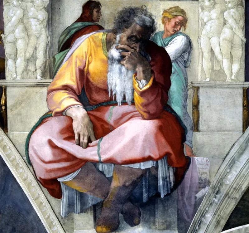 Микеланджело буонарроти пророк иеремия. Пророк иеремия иерусалим. Книга пророка иеремии. Сикстинская капелла иеремия. Пророк иеремия ветхий завет.