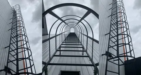 Охрана пожарной лестницы