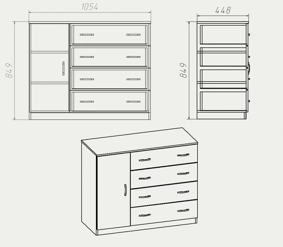 Комод размеры. Комод к3 сборка (в800 ш940 г420). Комод чертеж. Эскиз комода.
