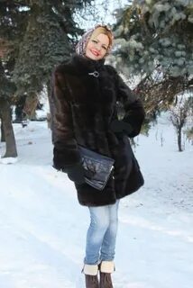 Шарф под шубу