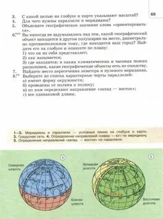 Длина параллелей на глобусе