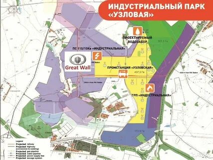 Тульский индустриальный парк узловая