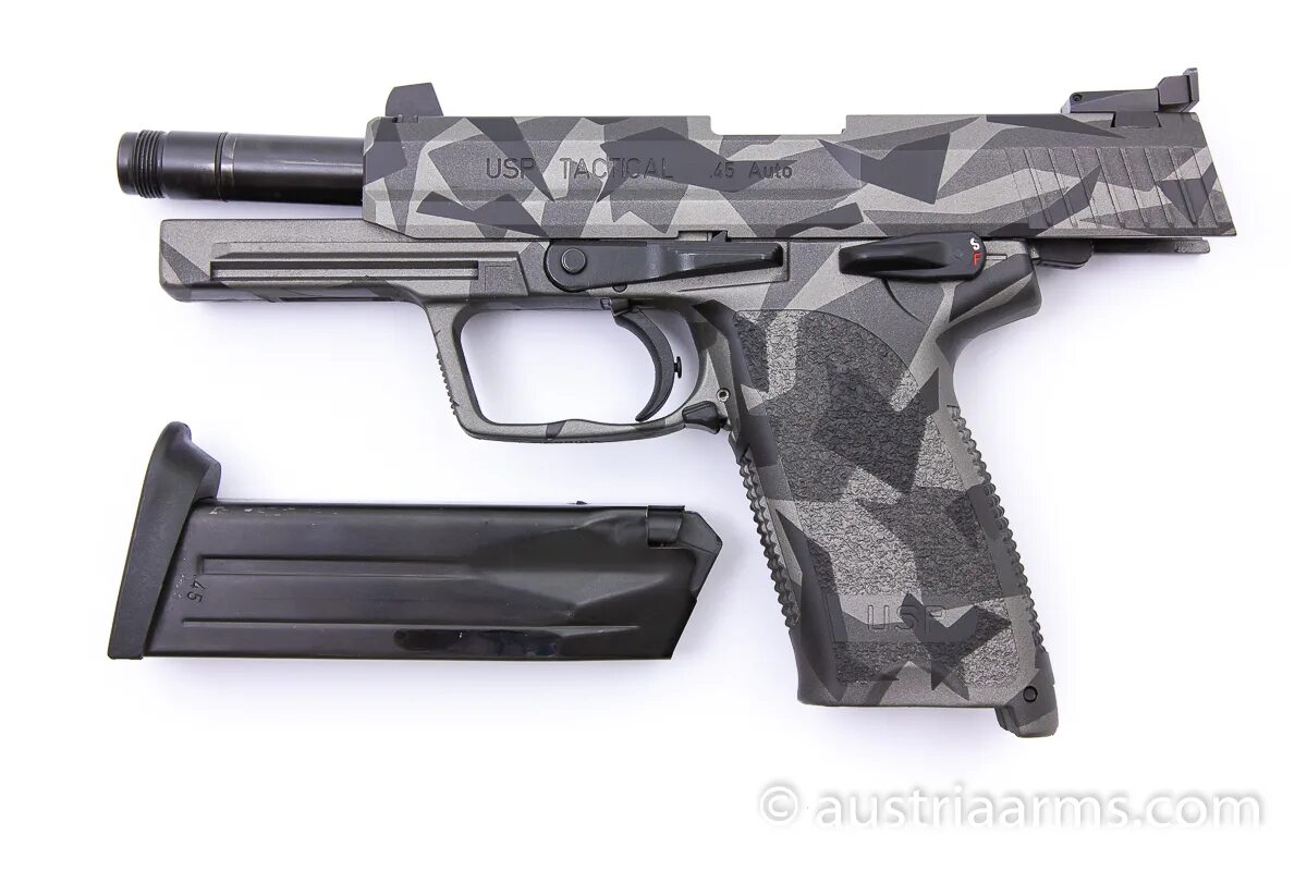 Mark 23. HK Mark 23. ЮСП Тактикал. Storm t45 Camo 4,5mm.