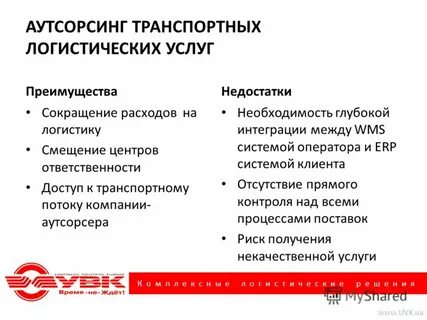 Минусы логиста