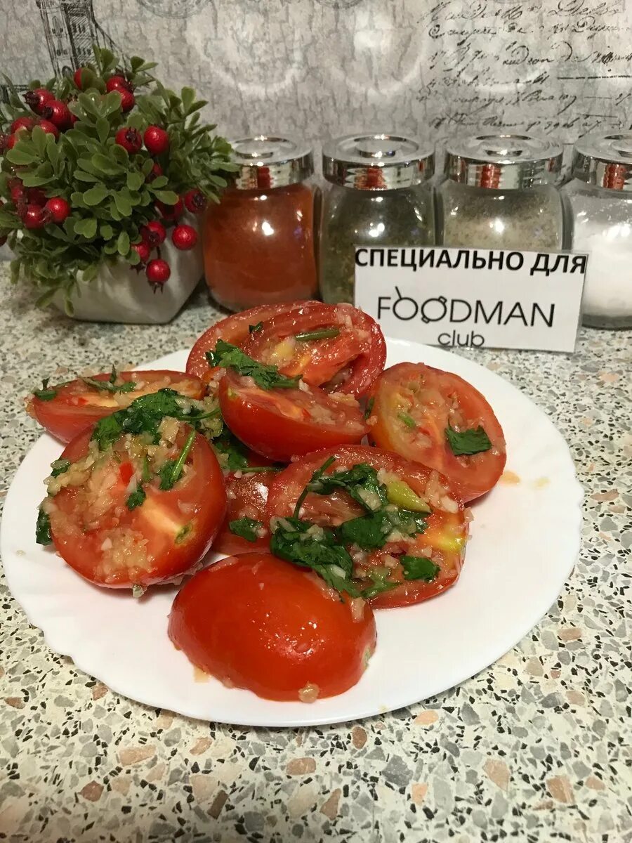 Рецепт помидор со сливками