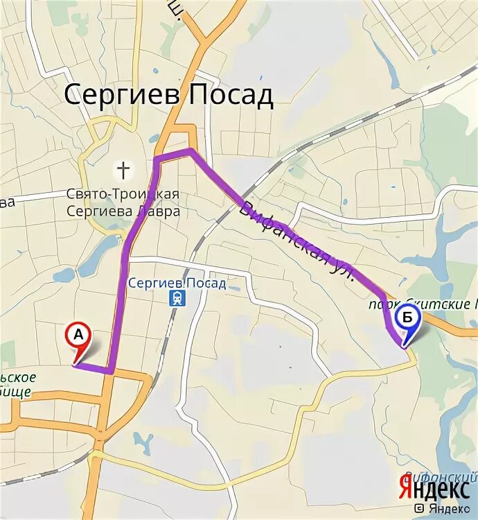 Карта автобусов сергиев