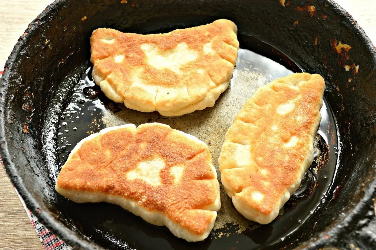 Как пожарить булку