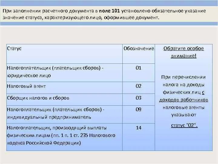 Налоговый статус 2. Коды статуса плательщика. Статус плательщика по НДФЛ. Статус налогоплательщика поле 101. Статус выплаты налога.