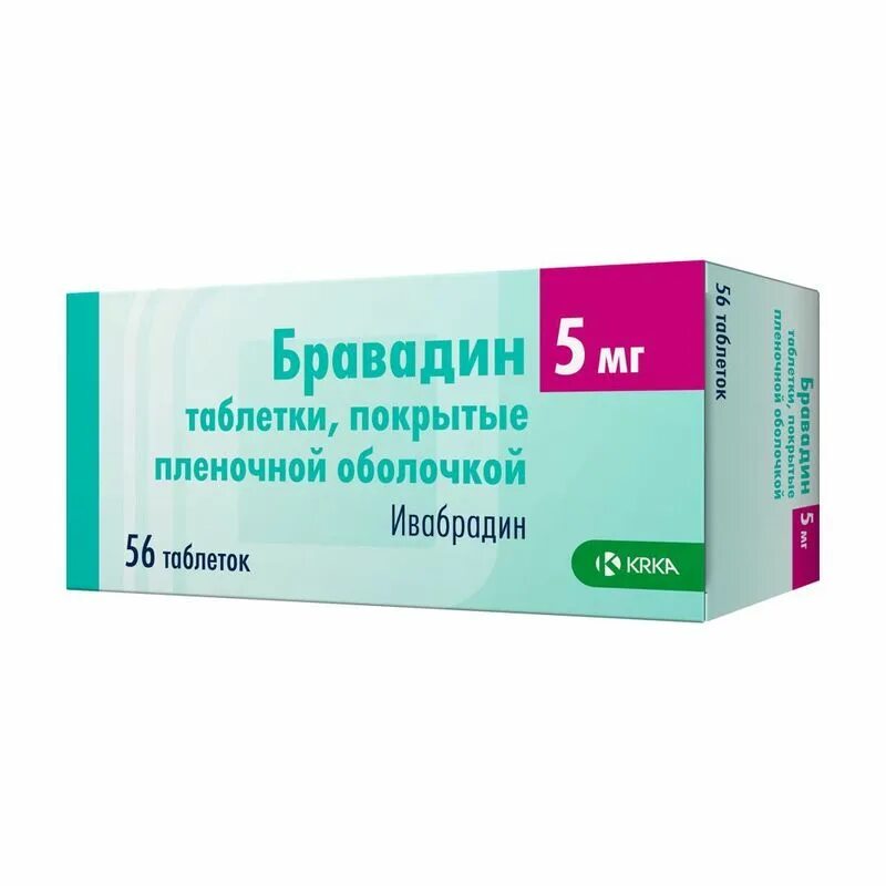 Бравадин таб 7,5мг №56 (ивабрадин). Бравадин таблетки п/п/о 5мг №56(КРКА-рус). Ивабрадин канон 5 мг. Бравадин таб. П.П.О. 5мг №28.