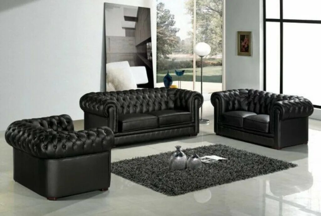 Комплект диванов 1 1. Диван chesterfield sofa. диван честерфилд кожаный. комплект диван и кресло честерфилд. набор мягкой мебели честерфилд.