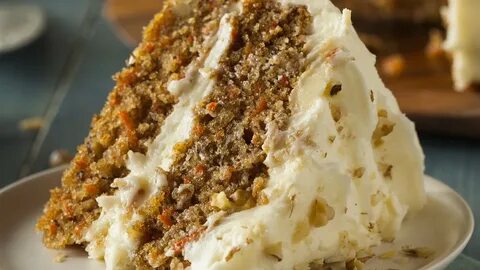 Морковный торт с грецкими орехами