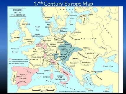 Страны европы в 17 веке