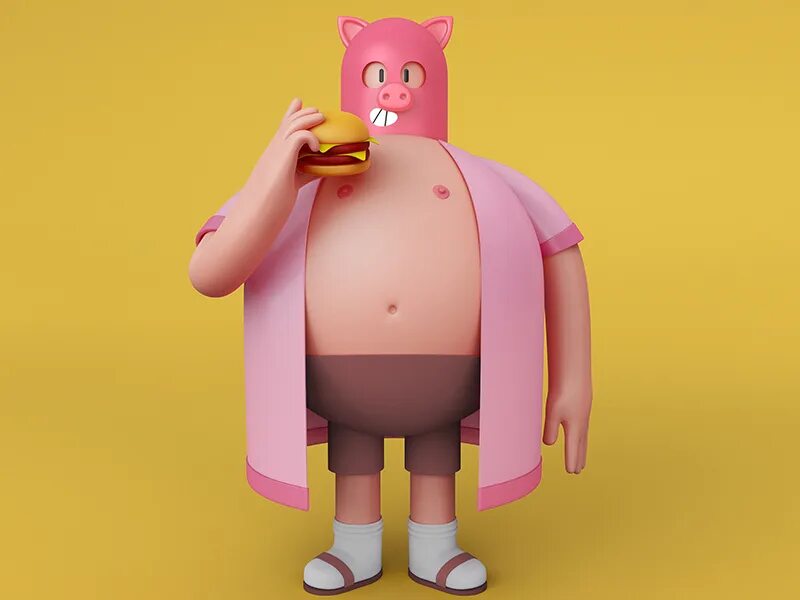 Pig out. Pig out идиома. pig character. pig out on.