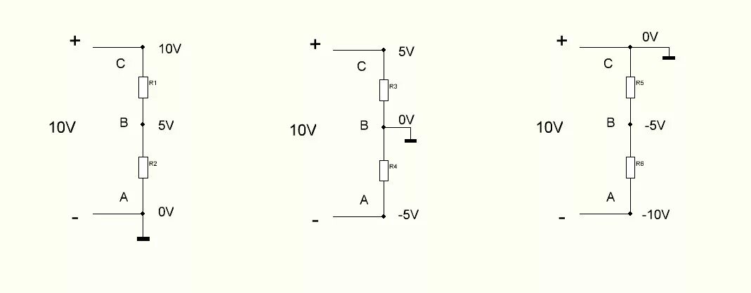 питание отрицательным