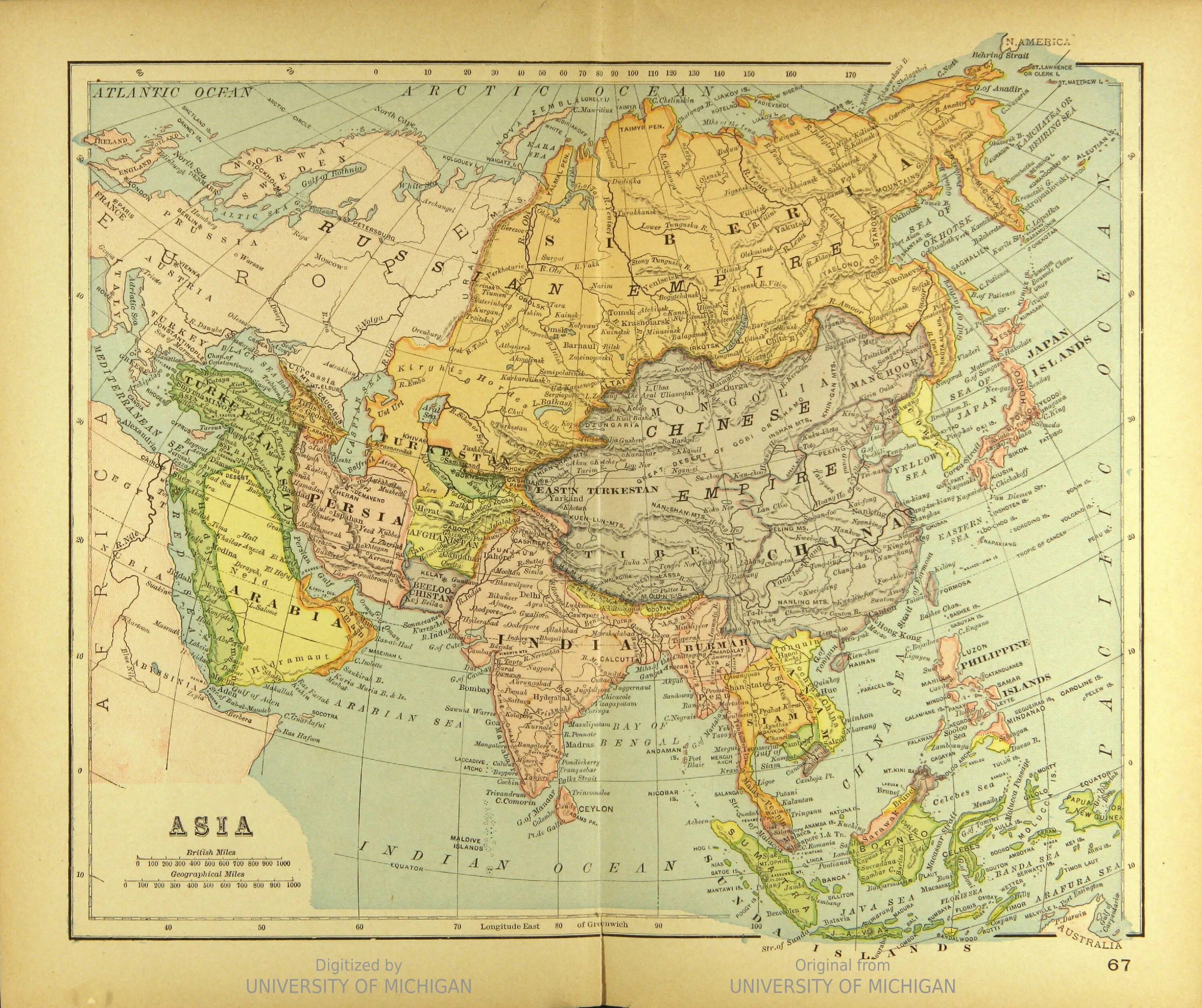 Карта Азии начала 19 века. Карта Азии 1900 года. Карта Азии 1946. Карта Азии в начале 20 века.