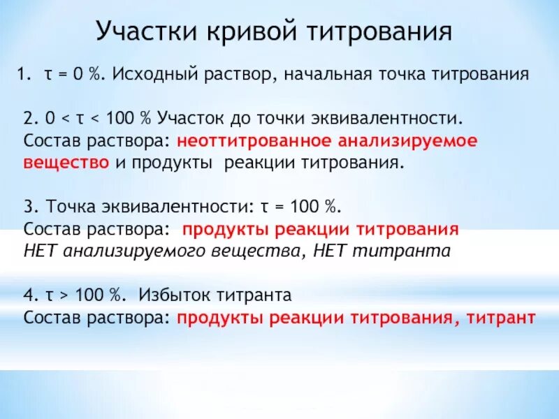 Построение кривых титрования. Построение кривых кислотно-основного титрования. Построение кривых титрования в методе кислотно-основного титрования. Алгоритм построения кривых титрования.