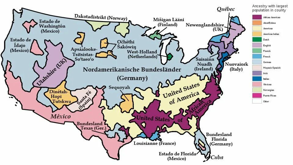 Этнический состав США карта. Этнические группы США карта. Этническая карта США по округам. Карта населения США по национальностям.