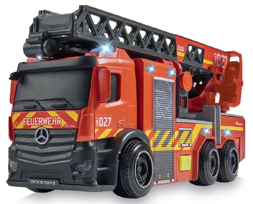 Dickie Toys пожарная машина Mercedes, свет звук 23см 3714011. Dickie Toys Fire Brigade. Dickie пожарная машина. Пожарная машина Мерседес Бенц игрушка. Dickie toys